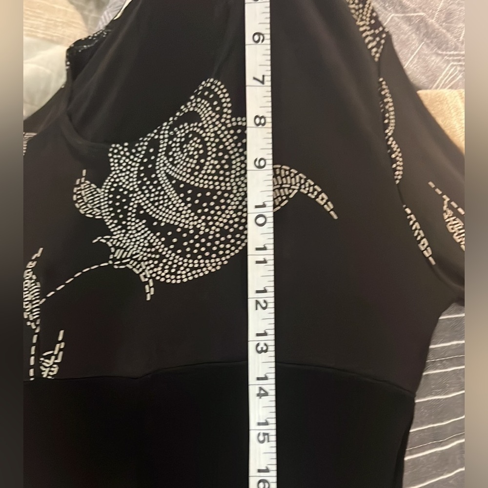 🔥VTG Yumi Mazao Paris, Gorgeous BodCon,Front-Split Dress, Perfect, Size 8 - Picture 15 of 16